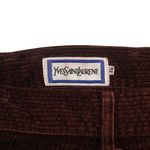 Calça Veludo Cotelê Yves Saint Laurent Vintage 