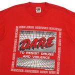 Camiseta Fruit Of The Loom D.A.R.E  Vintage 1996