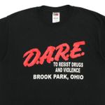 Camiseta Fruit Of The Loom  D.A.R.E  Vintage