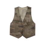 Colete Couro Vintage 