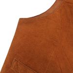 Colete Couro Vintage