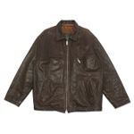 Jaqueta Couro Brooksfield Vintage 