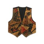 Colete Couro Vintage 