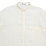Camisa Linho  Yves Saint Laurent Vintage 80s
