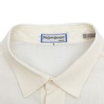Camisa Linho  Yves Saint Laurent Vintage 80s