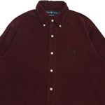 Camisa Veludo Cotelê  Polo Ralph Lauren Vintage 