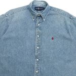 Camisa Jeans Polo Ralph Lauren  Vintage 