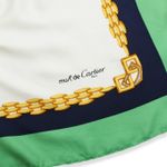 Lenço Seda Cartier Vintage