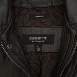 Jaqueta Couro Claiborne Vintage 