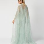 Vestido Agnes Longo Verde Chá