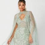 Vestido Agnes Longo Verde Chá