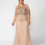 Vestido Marilia Longo Dourado