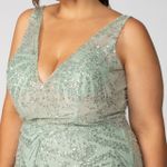 Vestido Agnes Longo Verde Chá