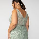 Vestido Agnes Longo Verde Chá