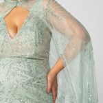 Vestido Agnes Longo Verde Chá