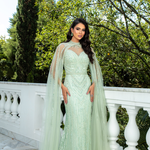 Vestido Longo Zara Verde Menta
