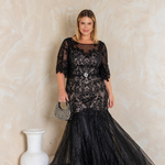 Vestido Nara Longo Preto