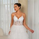 Vestido  Brenda Longo Off