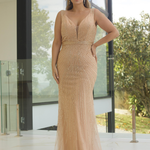 Vestido Longo Laiane Dourado
