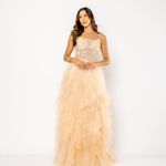 Vestido Longo Amy  Dourado