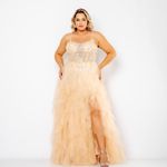 Vestido Longo Amy  Dourado