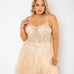 Vestido Longo Amy  Dourado
