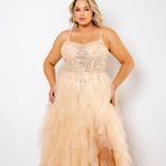 Vestido Longo Amy  Dourado