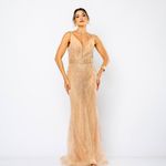 Vestido Longo Laiane Dourado