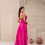 Vestido Longo Maria Luiza Pink
