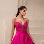 Vestido Longo Maria Luiza Pink