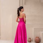 Vestido Longo Maria Luiza Pink
