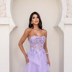 Vestido Longo Maria Cecilia Lilas