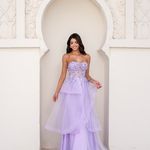 Vestido Longo Maria Cecilia Lilas