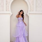 Vestido Longo Maria Cecilia Lilas