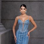 Vestido Longo Kimberly Azul