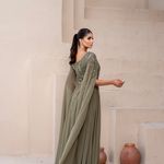 Vestido Longo Celestine Verde Oliva