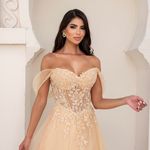 Vestido Longo Dione Dourado