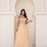 Vestido Longo Dione Dourado