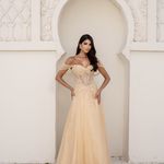 Vestido Longo Dione Dourado