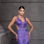 Vestido Longo Cintia Paetê Roxo