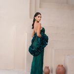 Vestido Longo Solange Verde Esmeralda