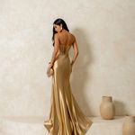 Vestido Longo Celina Dourado