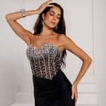 Vestido Longo Celestina Preto