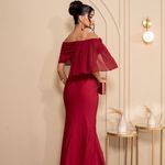 Vestido Longo Emanuelly Marsala