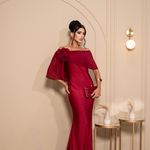 Vestido Longo Emanuelly Marsala