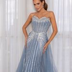 Vestido Longo Shirley Azul 