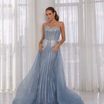 Vestido Longo Shirley Azul 