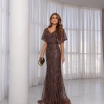 Vestido Longo Gabrielle Marrom