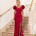 Vestido Longo Tainara  Marsala