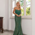 Vestido Longo Nadine Verde Esmeralda